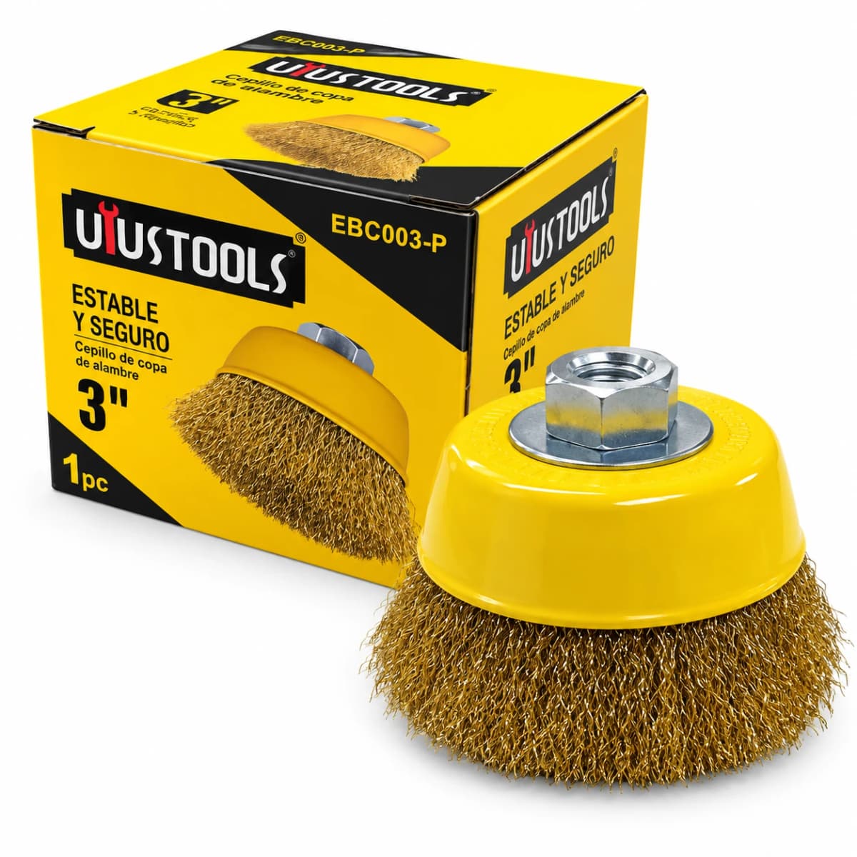 ESCOBILLA COPA 3" DORADA EBC003 - UYUSTOOLS