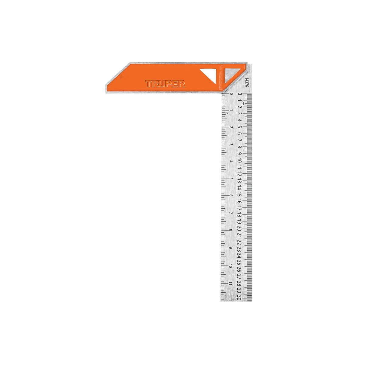 ESCUADRA DE ACERO INOX 12" (14376) - TRUPER