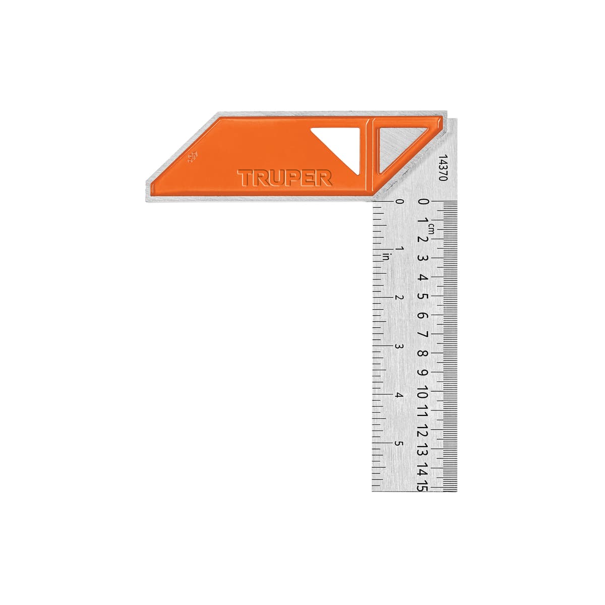 ESCUADRA DE ACERO INOX 6" (14370) - TRUPER