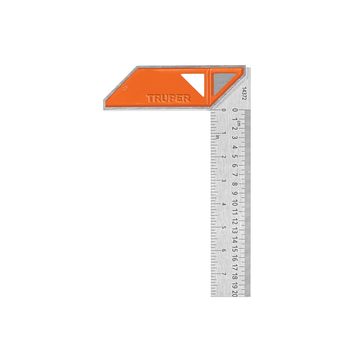 ESCUADRA DE ACERO INOX 8" (14372) - TRUPER