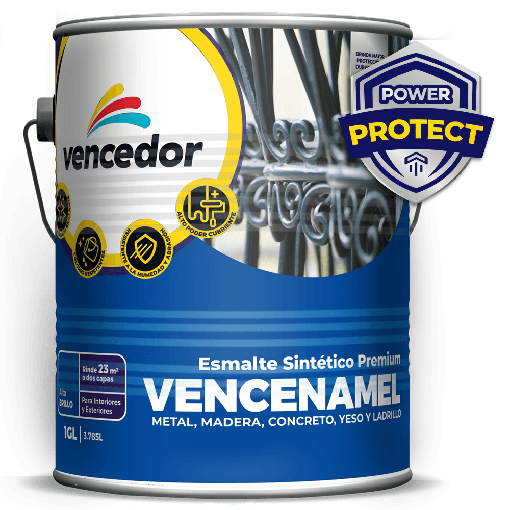 ESMALTE SINTE. AZUL ELECTRICO VENCENAMEL 1GL - VENCEDOR