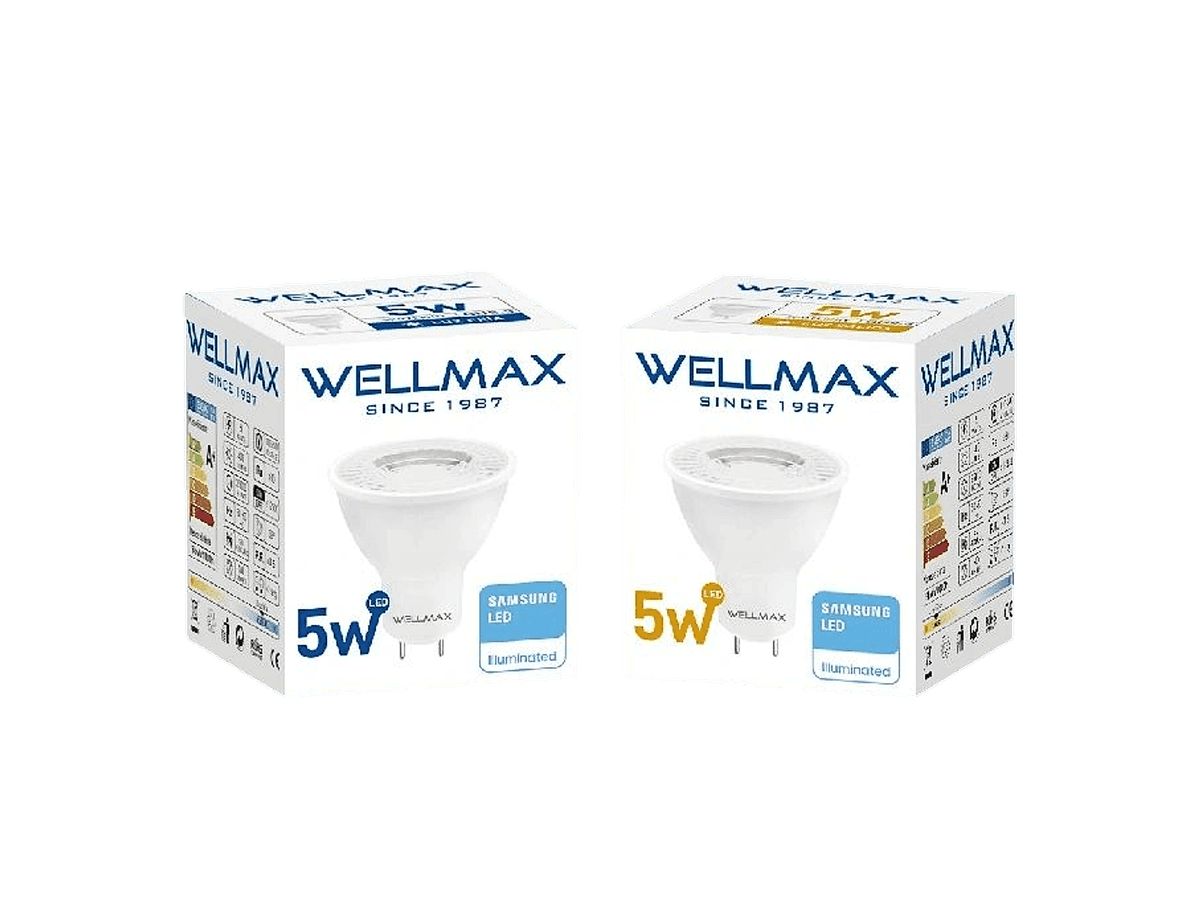 FOCO DICROICO LED 5W LUZ DIA - WELLMAX
