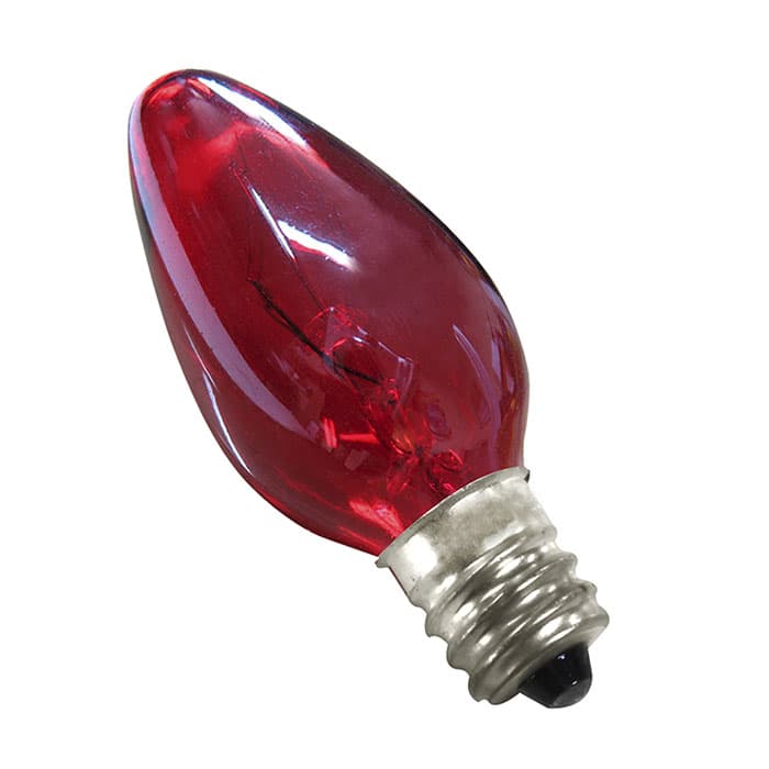FOCO T/VELA TRANSPARENTE 10W E-12 BS076B-CL - OPALUX