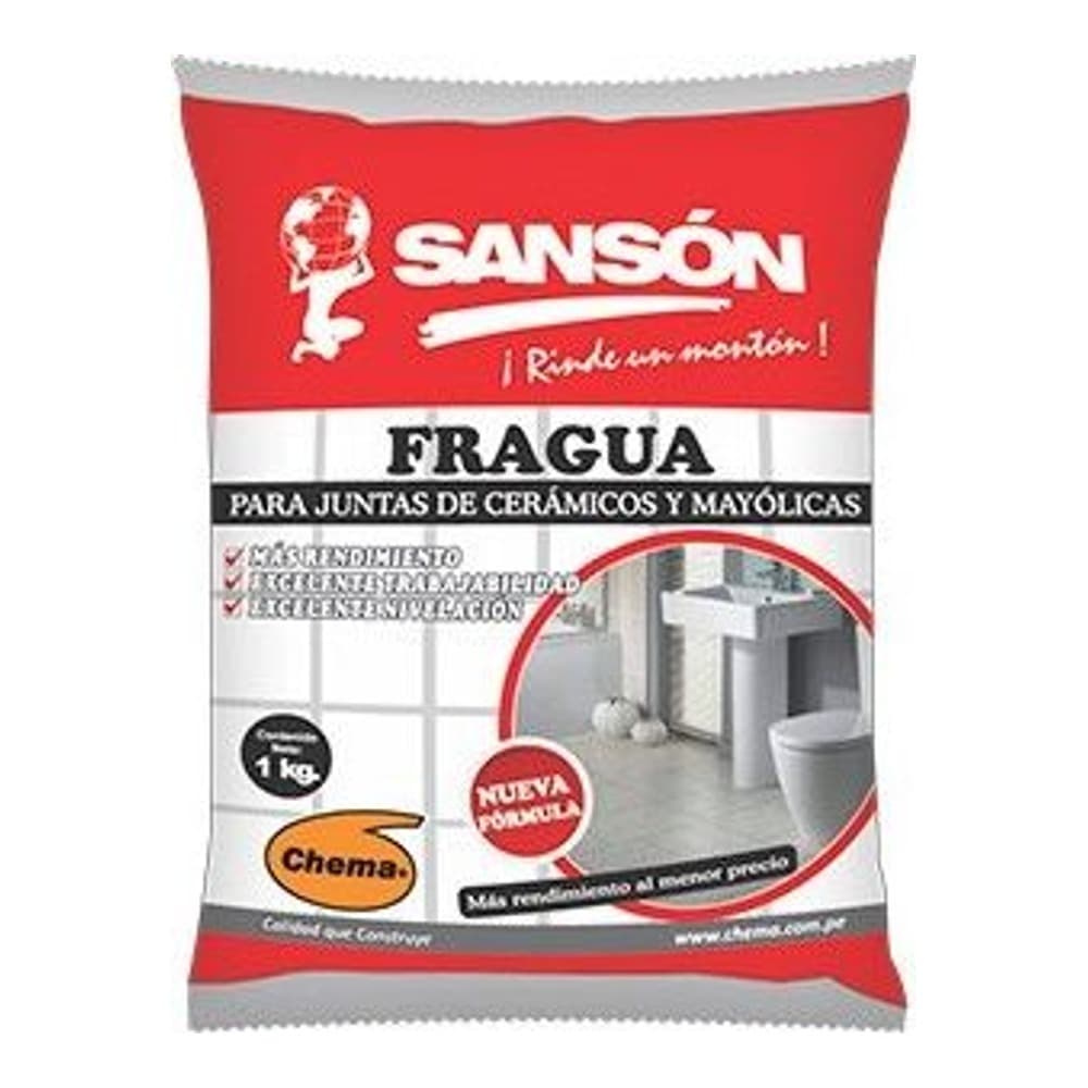 FRAGUA GRIS PLATA 1KG - SANSON