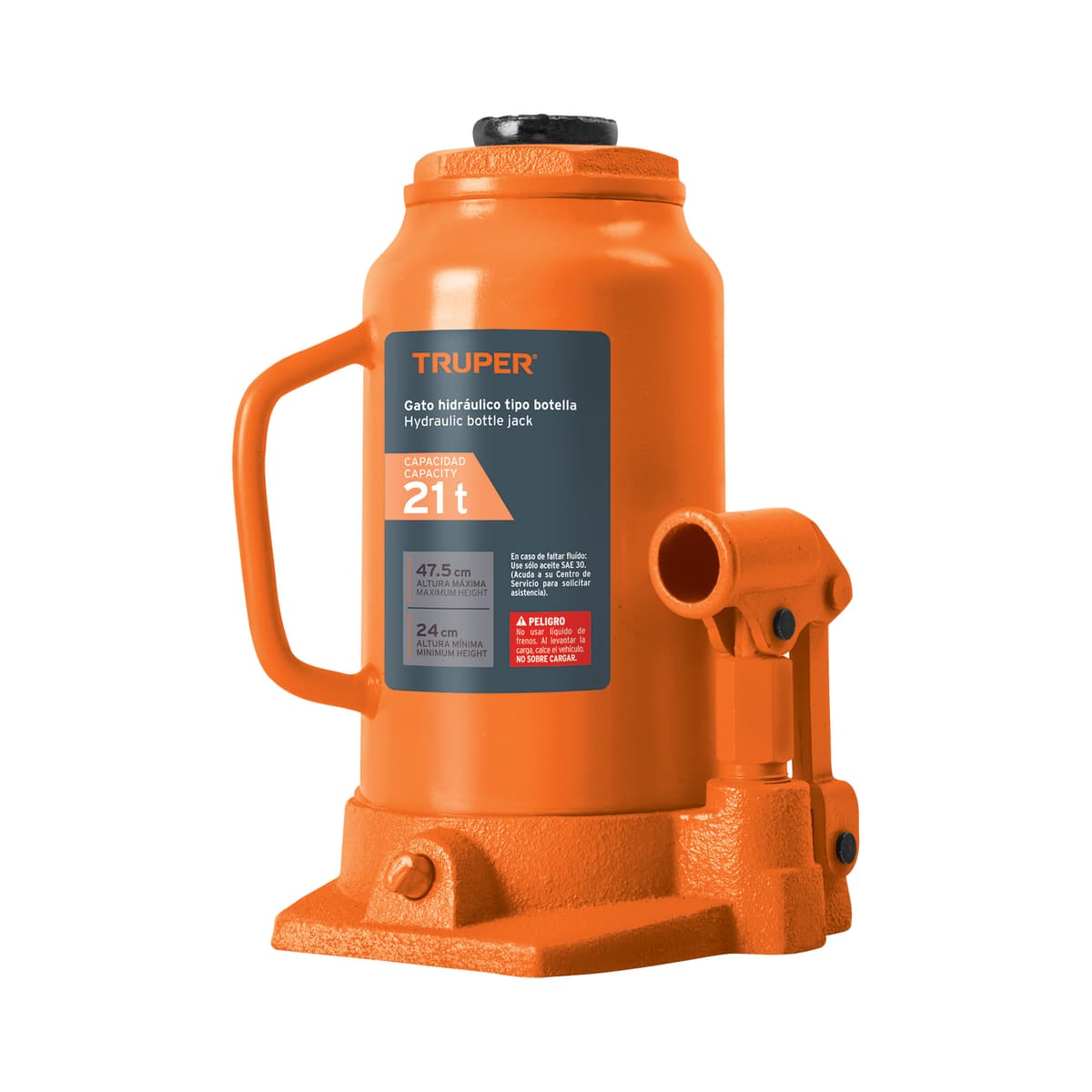GATA HIDRAULICA T/BOTELLA 21 TONELADAS (14822) - TRUPER