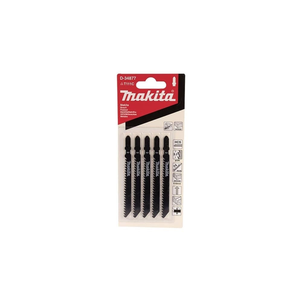 HOJA CALAR P/MAD. X 5PZAS (D-34877)  - MAKITA