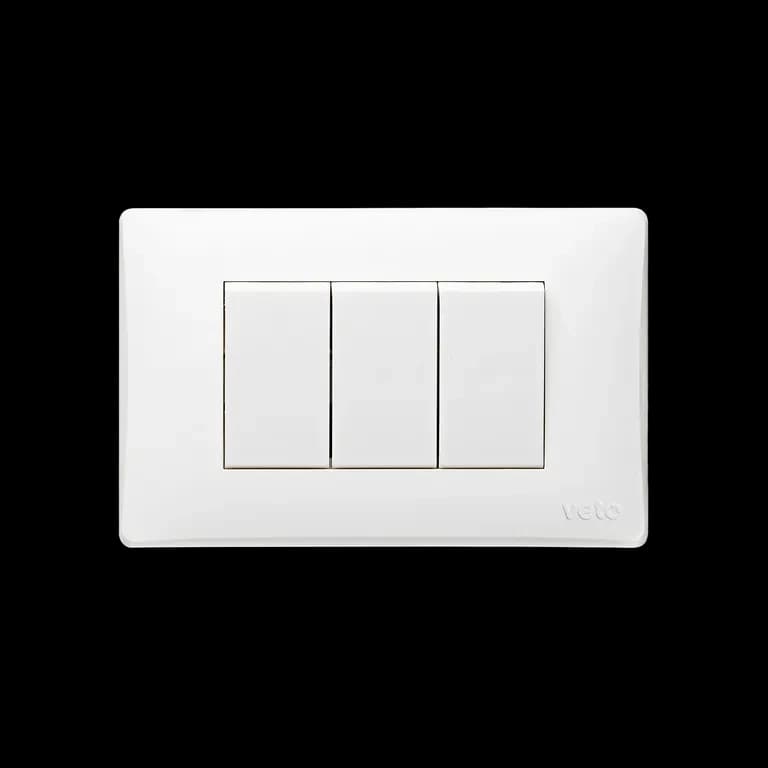 INTERR. CONMUT. TRIPLE BLANCO (VIV14746) - VETO