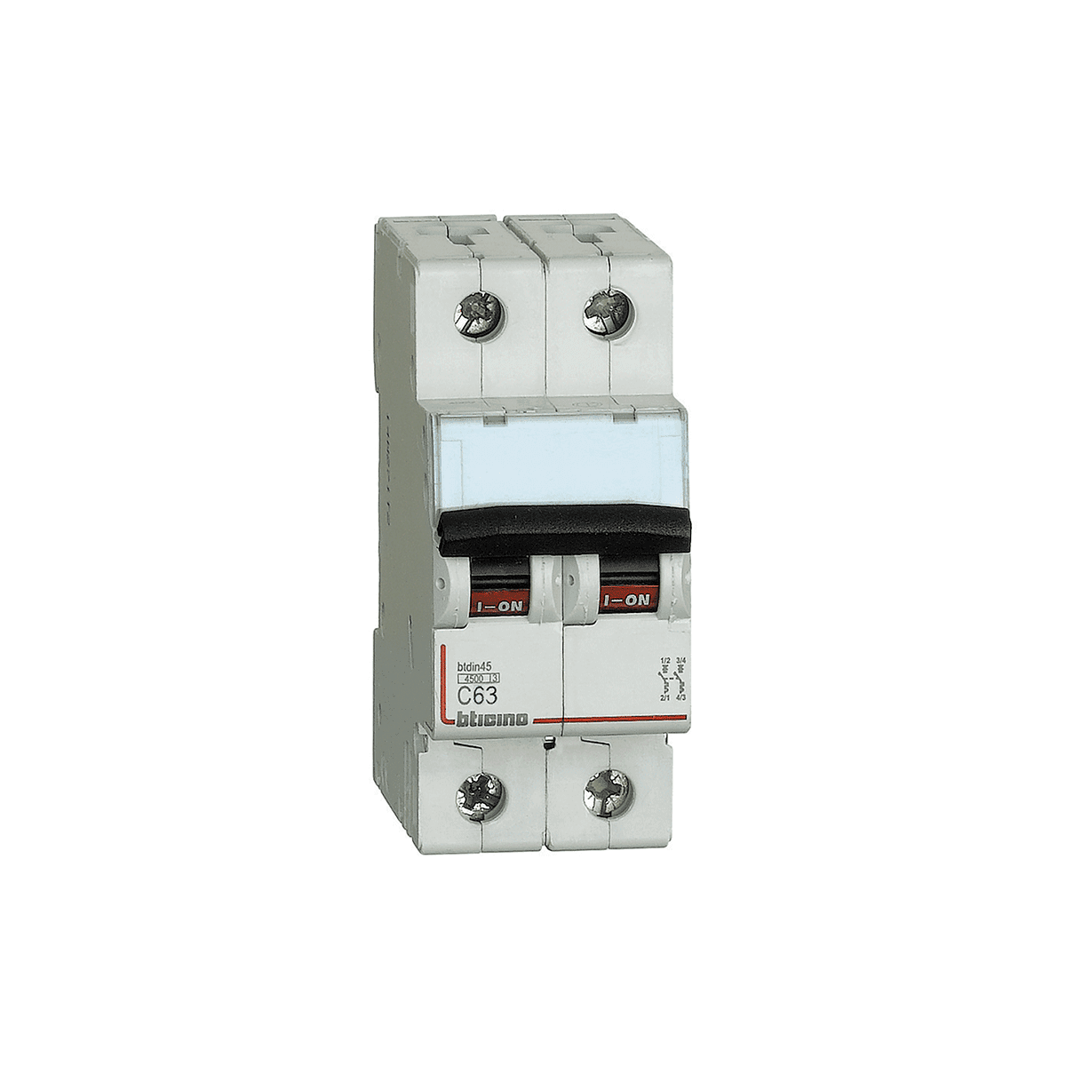 INTERR. TERMOMAG. BTDIN 2X63A-400V FN820YC63 - TICINO