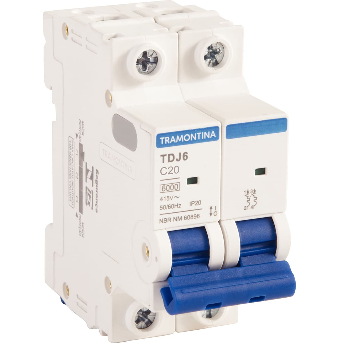 INTERR. TERMOMAG. TDJ6 2X20A 58012/136 - TRAMONTINA
