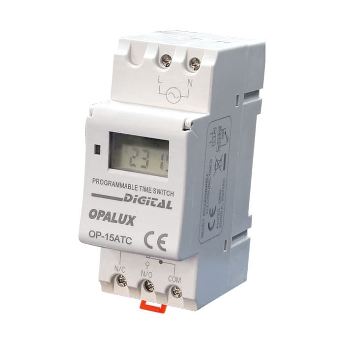 INTERRUPTOR HORARIO DIGITAL (OP-15 ATC) - OPALUX