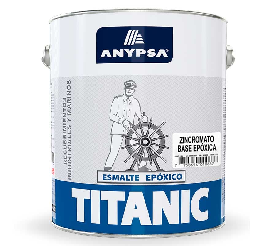 JGO. EPOXICO TITANIC (BASE ZINCROMATO - CATALIZADOR - DISOLVENTE) - ANYPSA