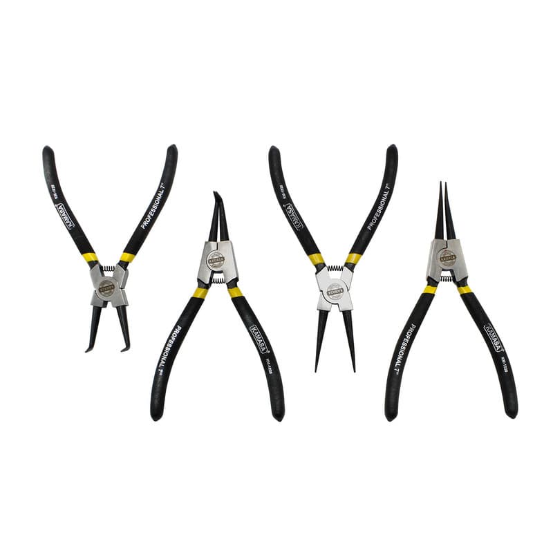 JUEGO DE ALICATE P/SEGUROS 4PCS 7" KM-1020 - KAMASA