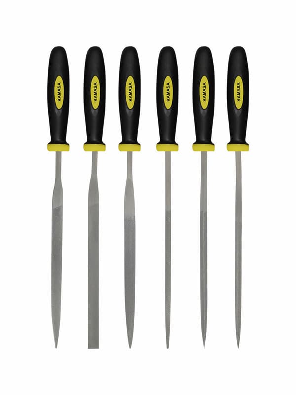JUEGO LIMATON AM/NEG 3X140X 6PCS KM-456 - KAMASA