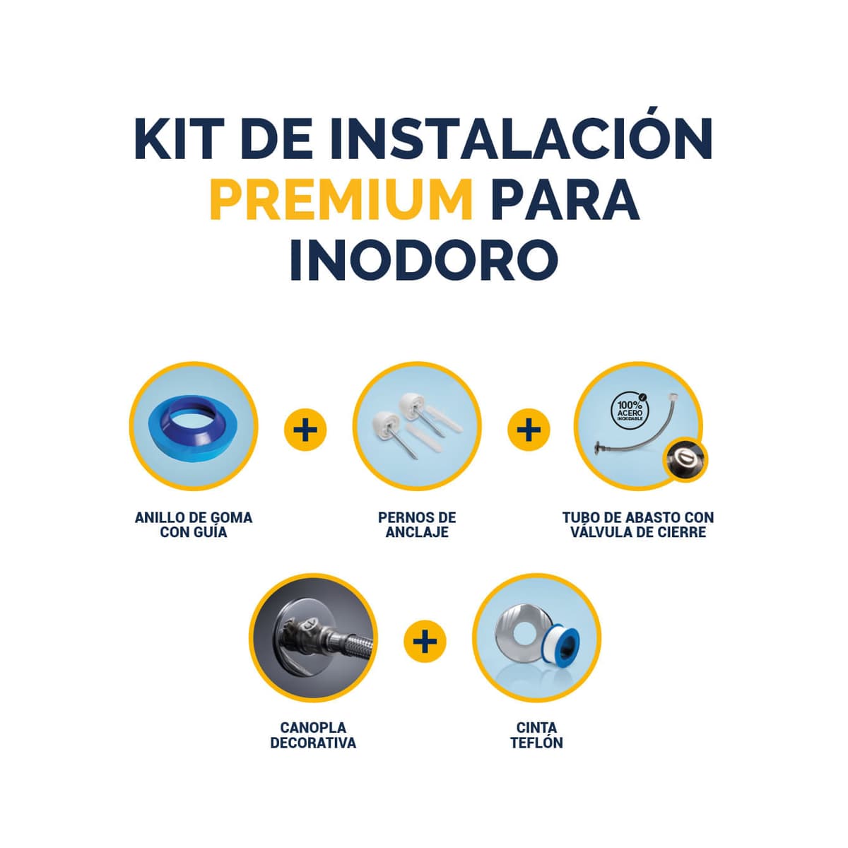 KIT DE INST. PREMIUM P/INODORO SV160021 - VAINSA