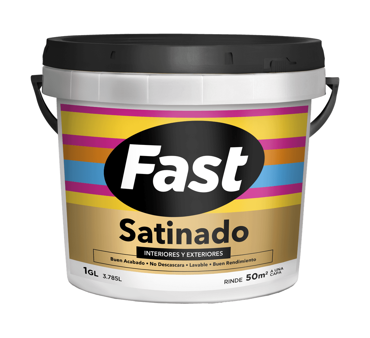 LATEX SATINADO BLANCO HUESO 1GL - FAST