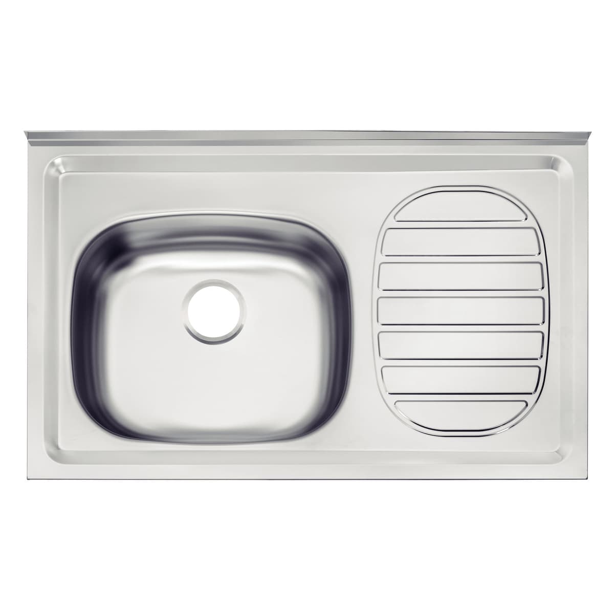 LAVADERO ACERO INOX 80X50 DESG+TRAMPA (93410/505) - TRAMONTINA