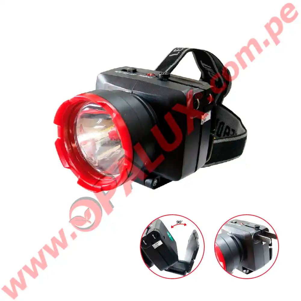 LINTERNA FRONTAL 2W ALTA /BAJA 220V (OP-5012) - OPALUX