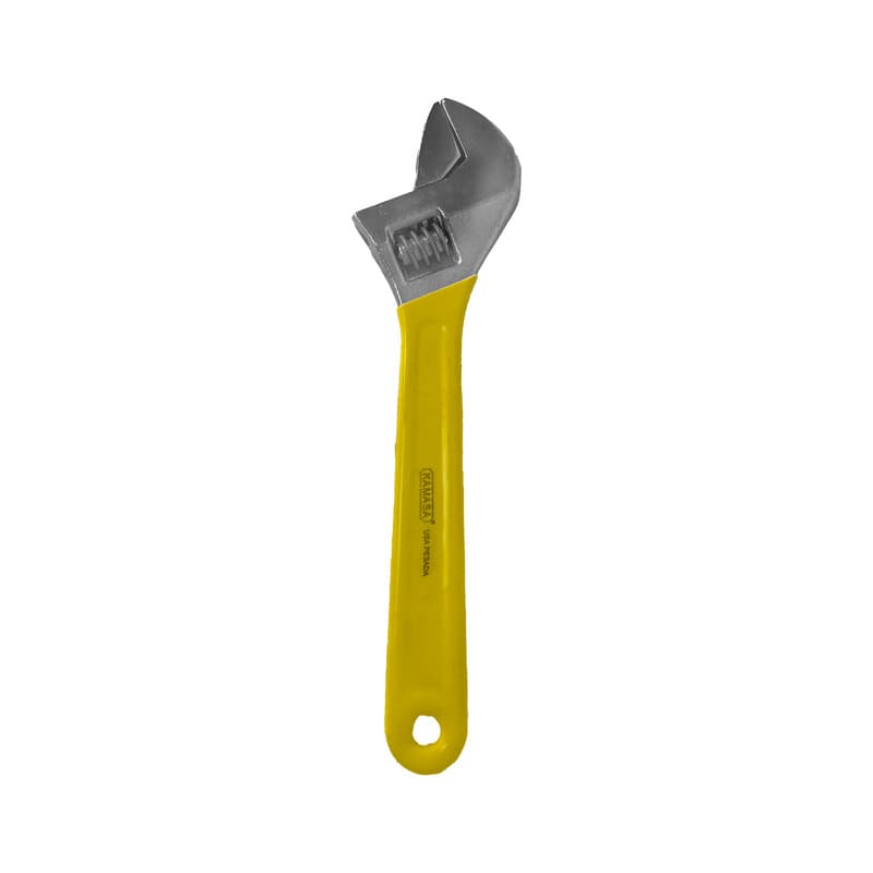 LLAVE FRANCESA M/AMARILLO 15" KM-445 - KAMASA