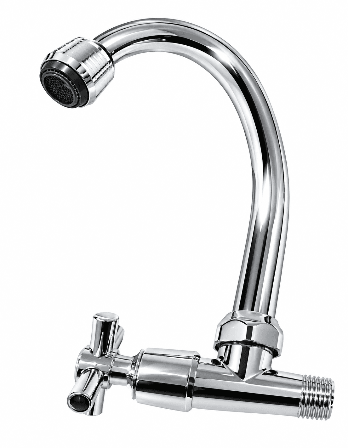 LLAVE PICO GANZO CROMADO CRUZ (ROY351) - ROYITALY