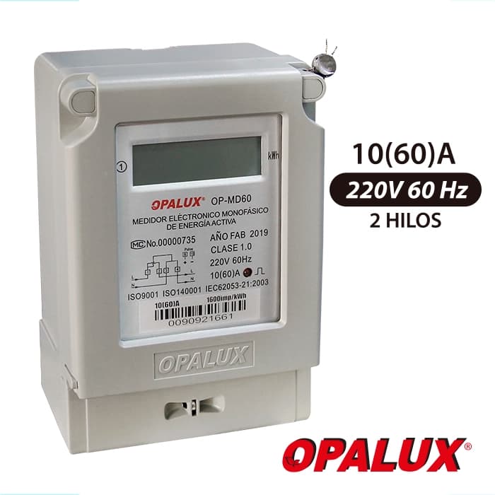 MEDIDOR MONOSAFICO DIGITAL OP-MD60 - OPALUX