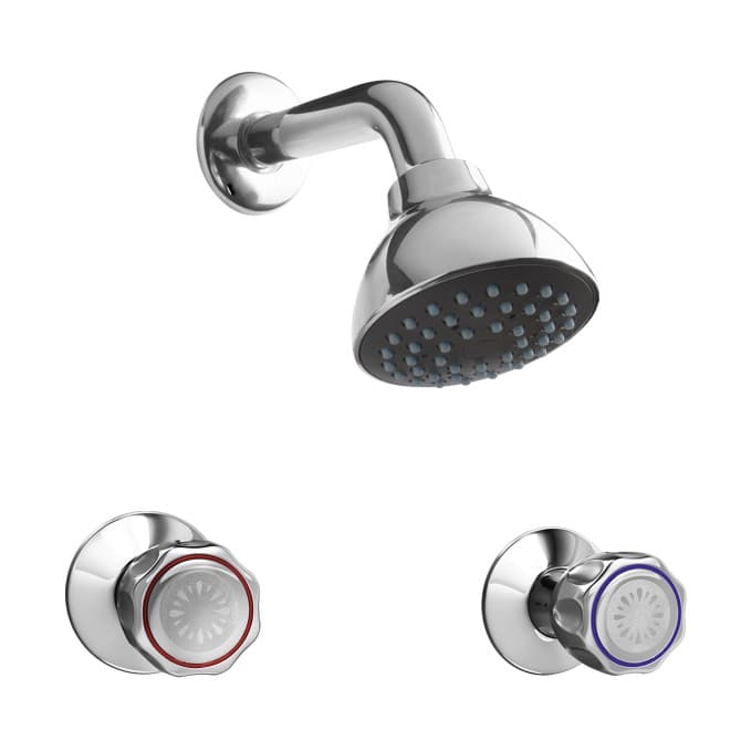 MEZCLAD.DUCHA (2 LL) MD.VALLARTA C/S BARU CROMO (GR.85.V.400) - ITALGRIF