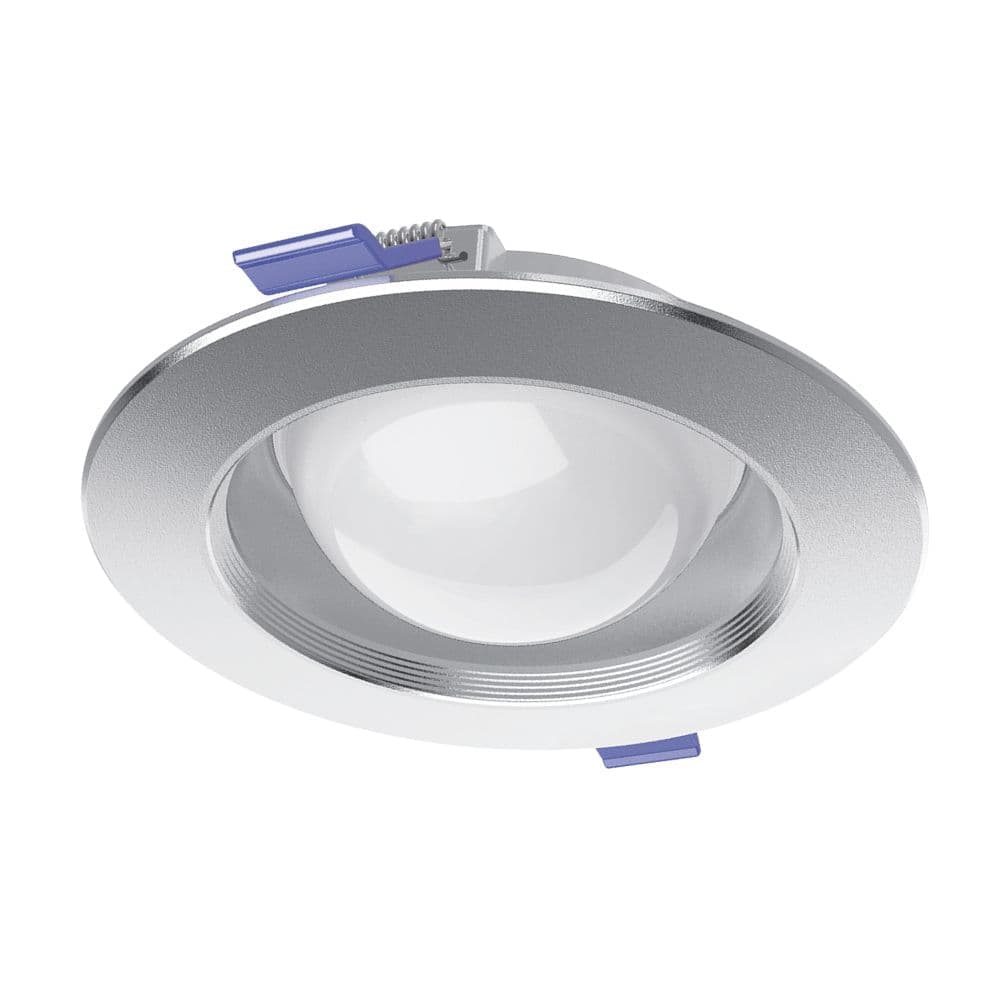 PANEL SATURN  EMPOT.6W LUZ CALIDA (PLATEADO) - WELLMAX