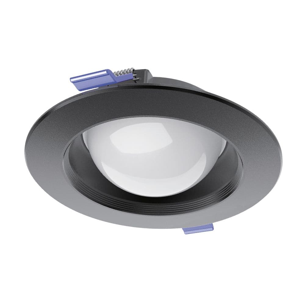 PANEL SATURN EMPOT.6W LUZ FRIA (NEGRO) - WELLMAX