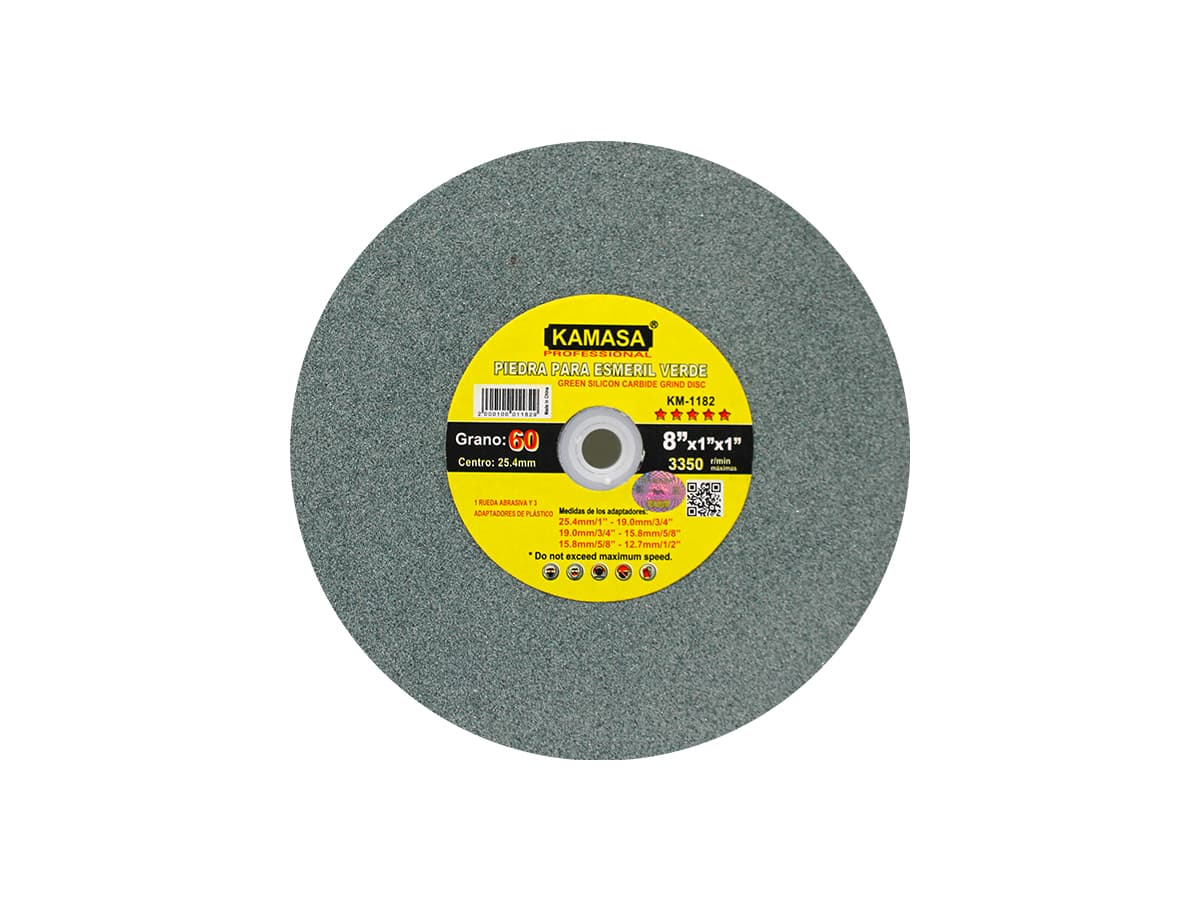 PIEDRA P/ESMERIL 8" GC60 KM-1182 - KAMASA
