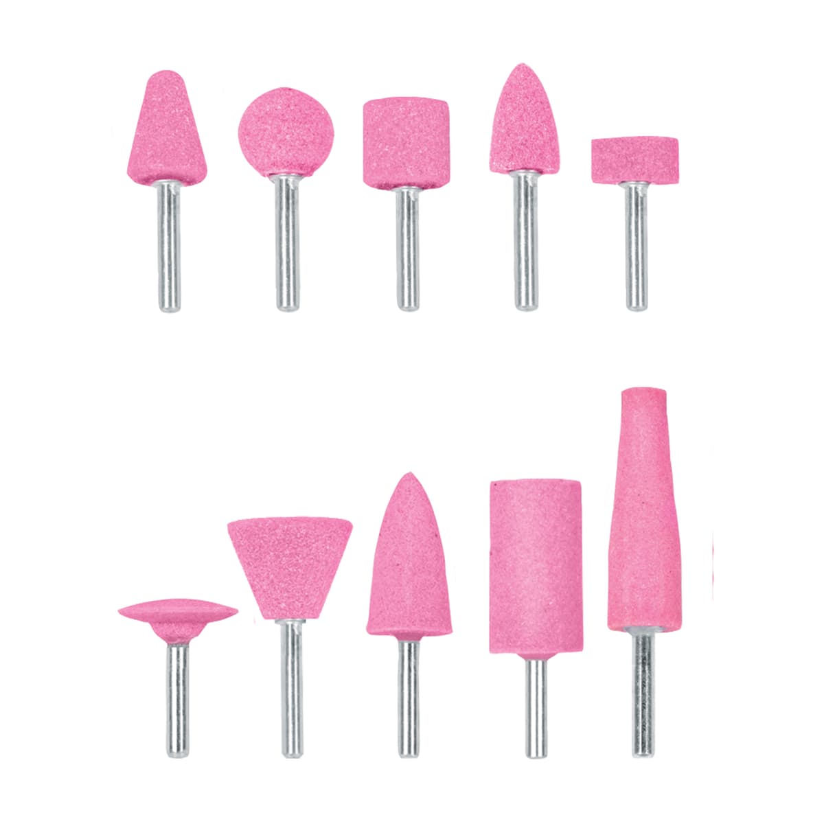PIEDRAS MONTADAS P/PULIR 10PCS. (12445) - TRUPER