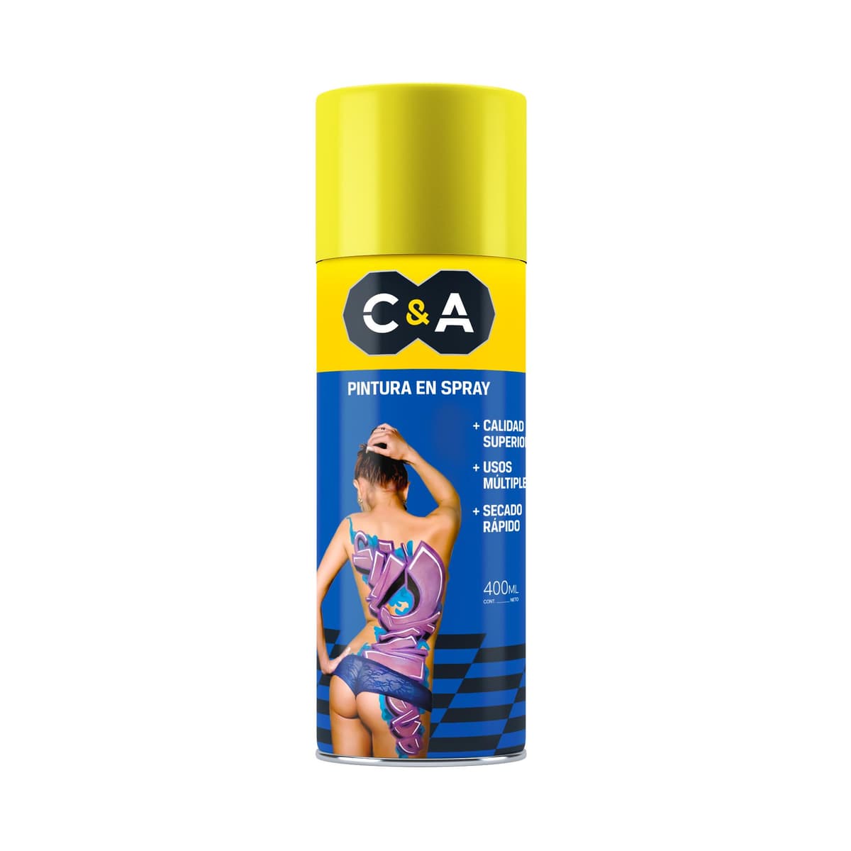 PINTURA SPRAY AMARILLO LIMON # 41 - C&A