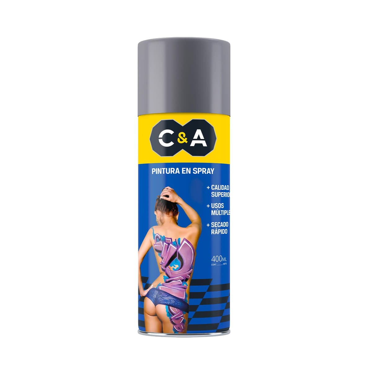 PINTURA SPRAY ANTICORROSIVO GRIS # 08 - C&A