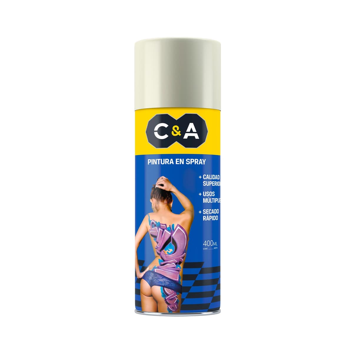 PINTURA SPRAY BLANCO ANTIGUO # 19 - C&A