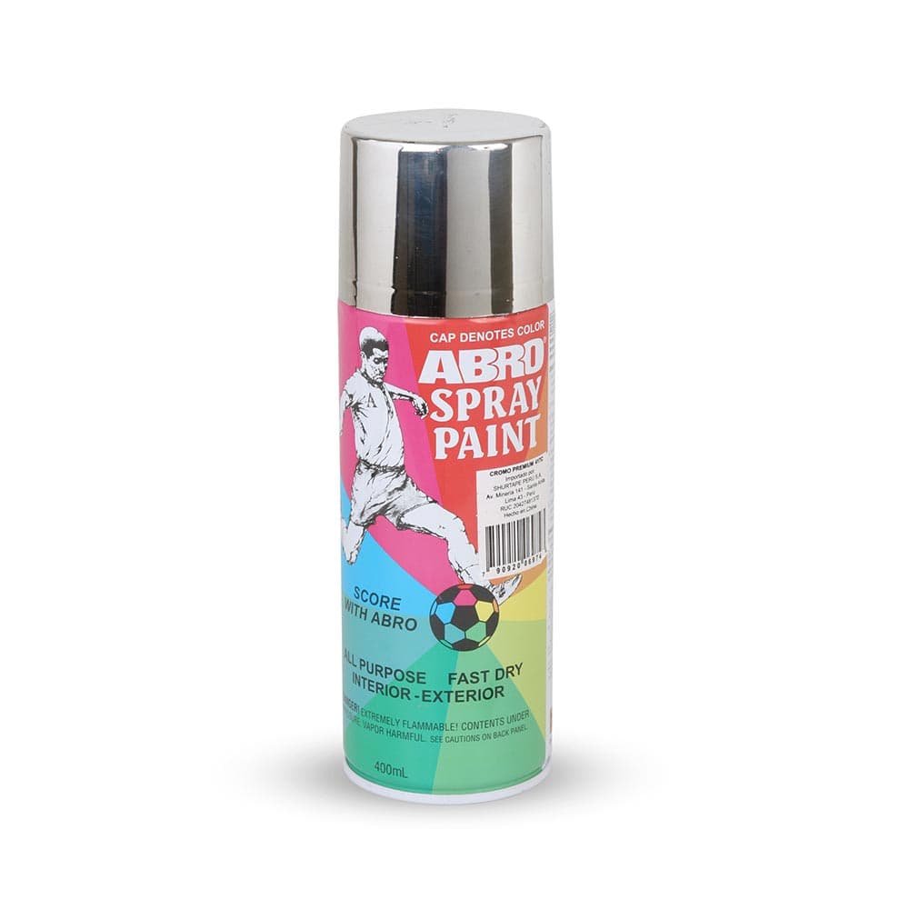 PINTURA SPRAY CROMO PREMIUN 417C - ABRO
