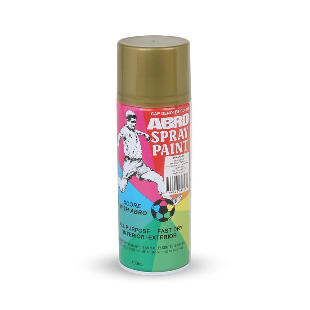 PINTURA SPRAY DORADO 027C - ABRO