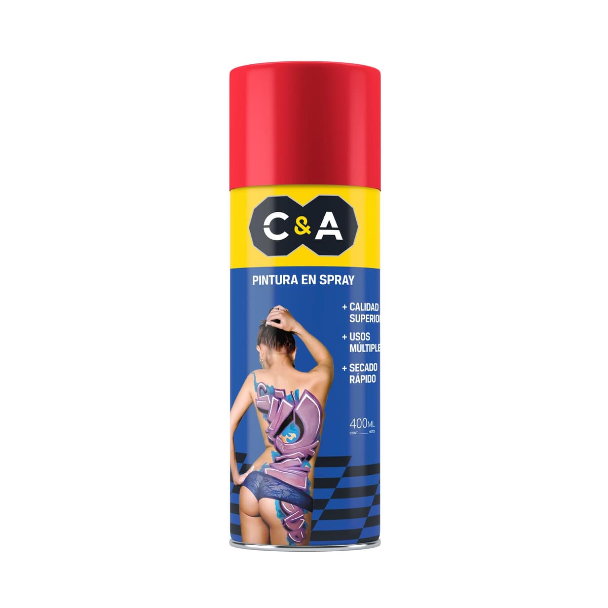 PINTURA SPRAY ROJO OSCURO # 75 - C&A