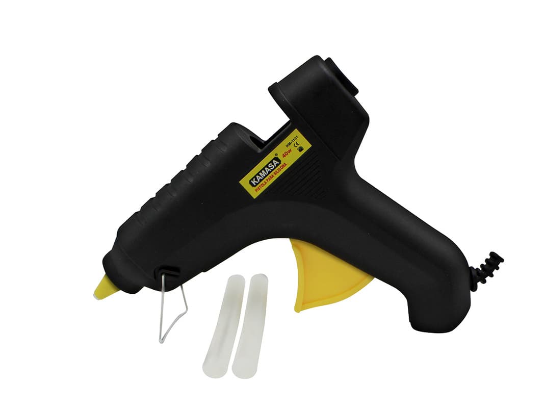 PISTOLA P/SILICONA 40W KM-1131 - KAMASA