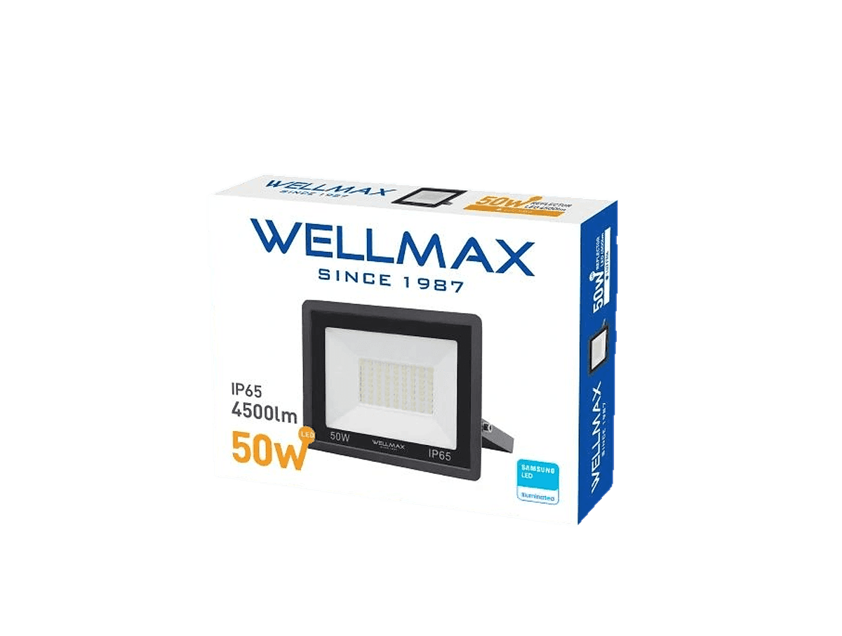 REFLECTOR LED 50W / 6500K - WELLMAX