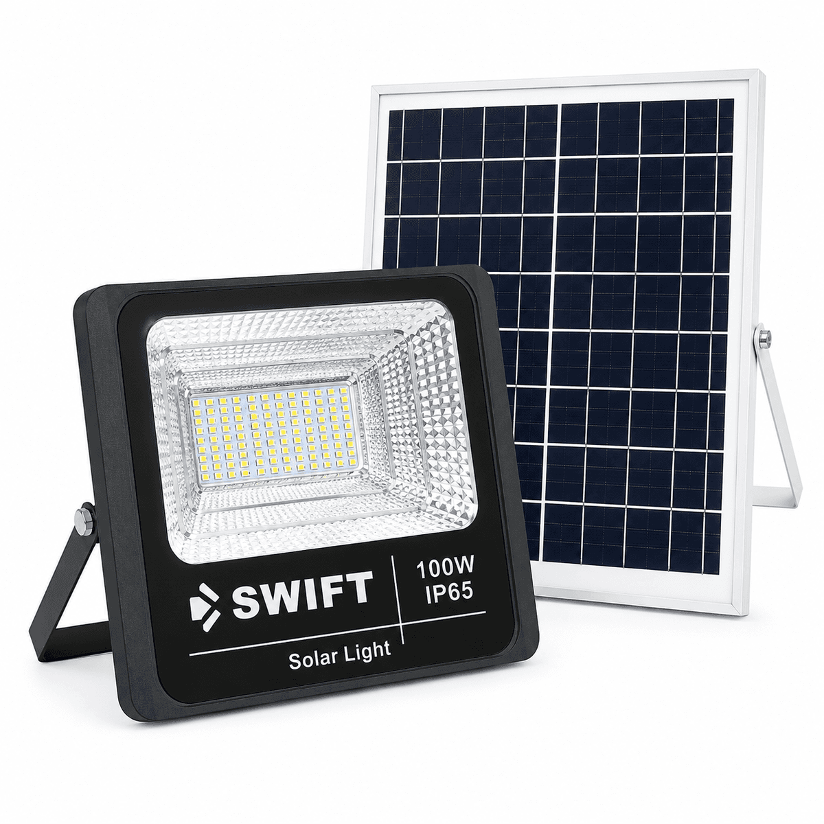 REFLECTOR LED SOLAR 100W 6500K + PANEL 15W - SWIFT