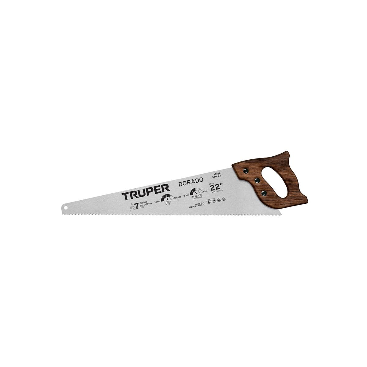 SERRUCHO 22" DORADO (18169) - TRUPER