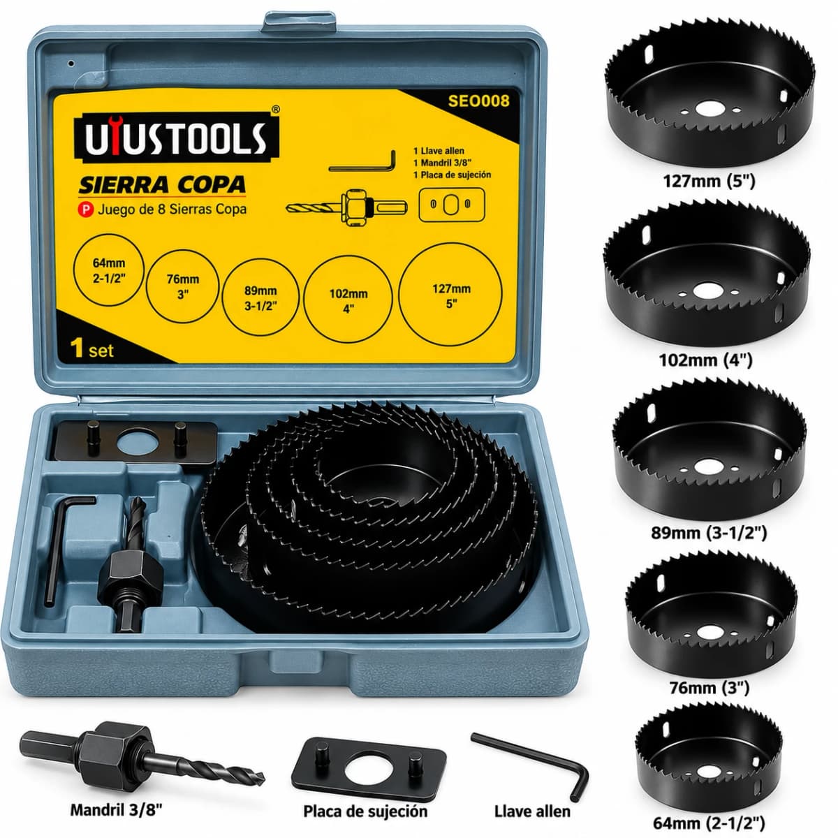 SIERRA COPA 8PCS SEO008 - UYUSTOOLS