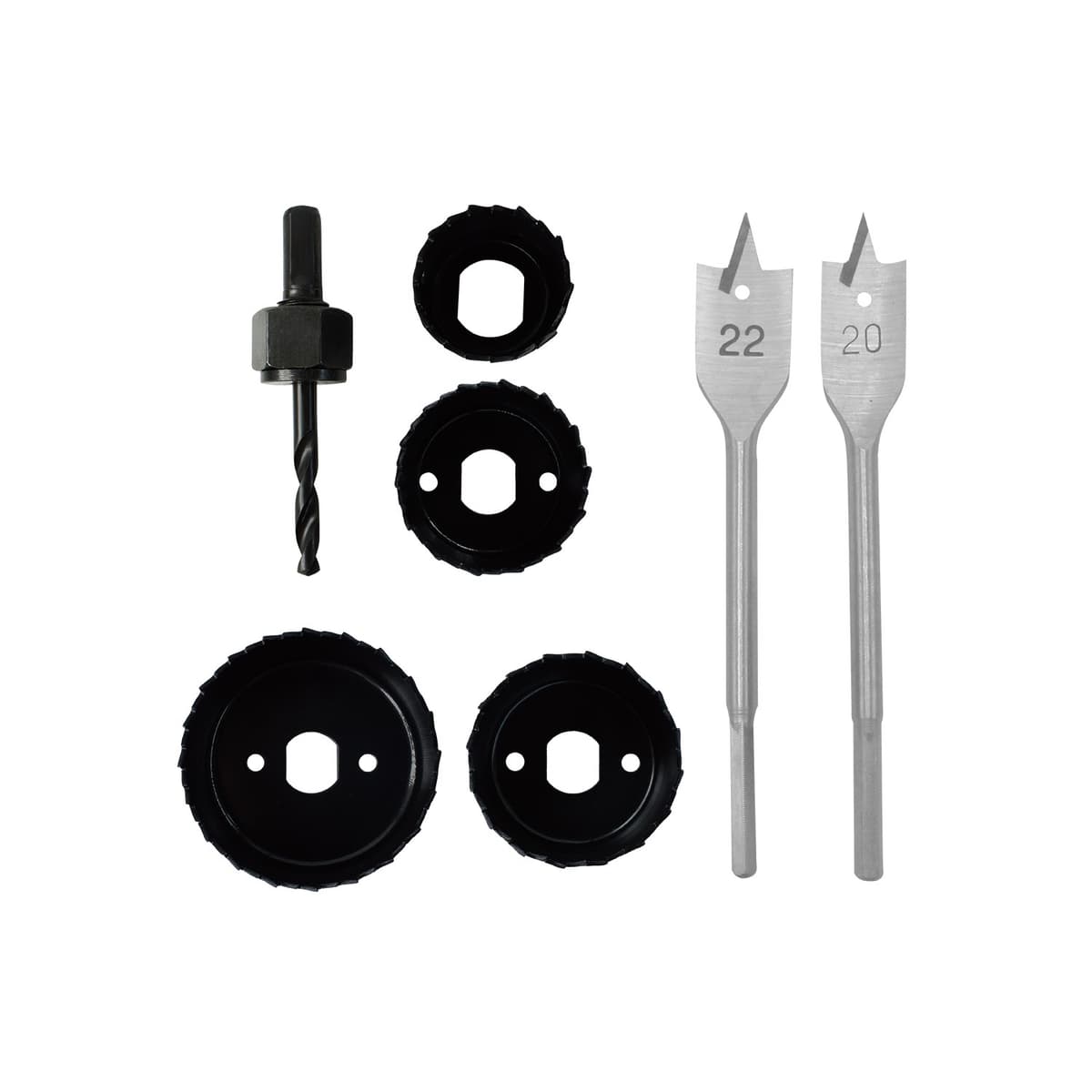 SIERRA COPA P/MADERA 7PCS. KM-120 - KAMASA