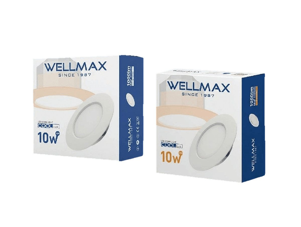 SPOT COOLTEC P/CAJA OCTOGONAL 10W 6500K - WELLMAX