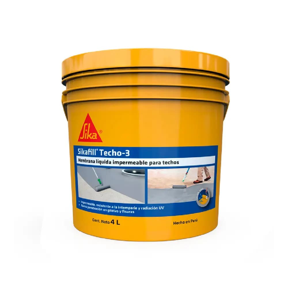 SIKAFIL TECHO 3 GRIS X 4LTS (52849) - SIKA