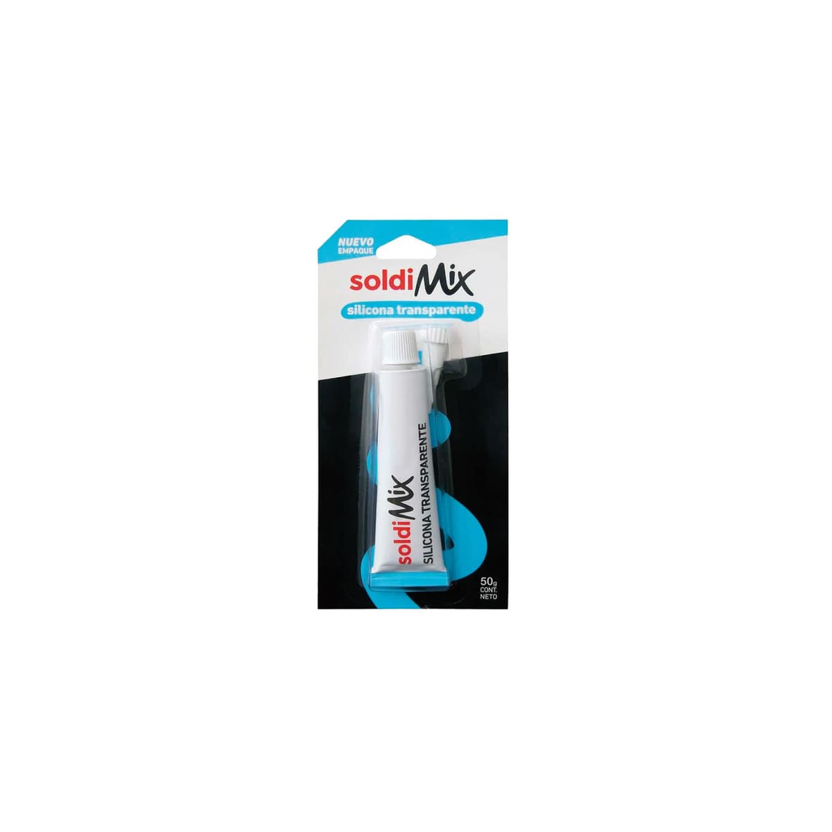 SILICONA CHISGUETE TRANSPARENTE 50G - SOLDIMIX