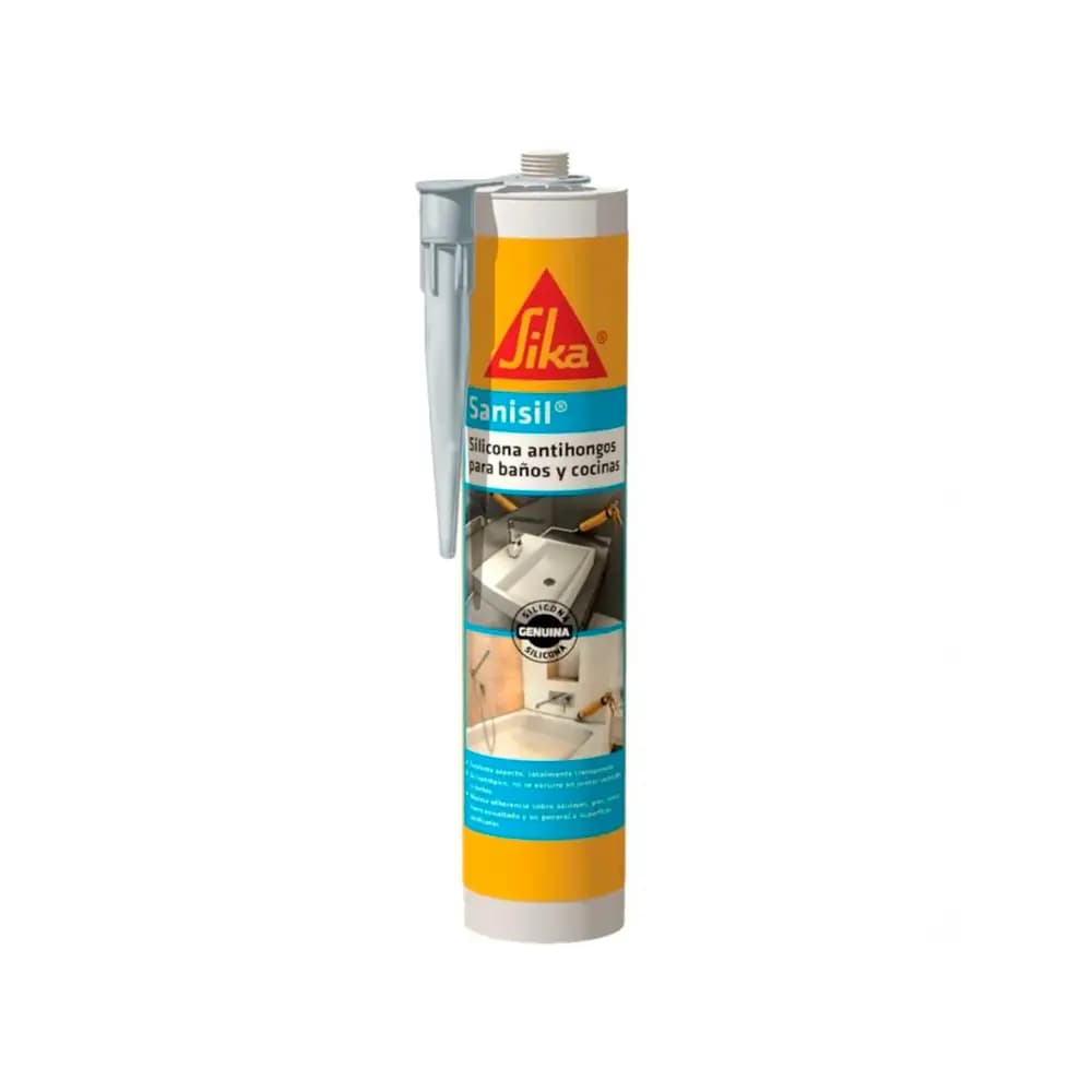 SILICONA SANISIL TRANSPARENTE 280ML - SIKA