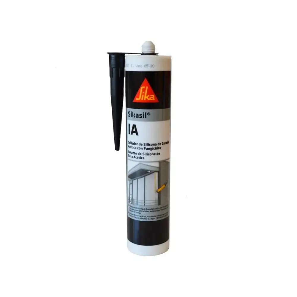SILICONA SIKASIL IA NEGRO 280ML - SIKA