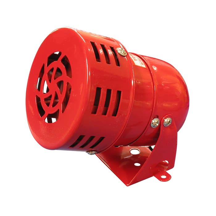 SIRENA DE VIENTO ROJO 220V 0.4AMP METAL TDH-220 - OPALUX