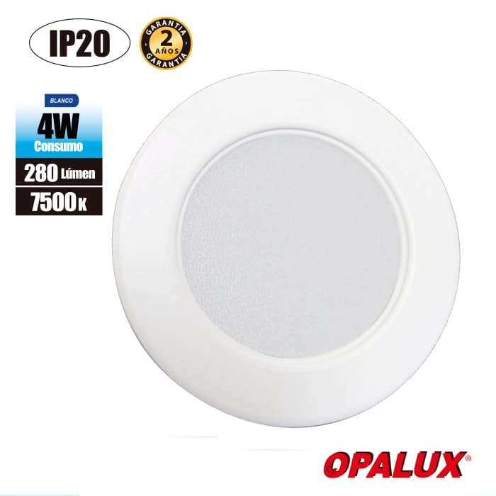SPOTLIGHT P/MUEBLE 4W BLANCO (OP-4WH7CW) - OPALUX