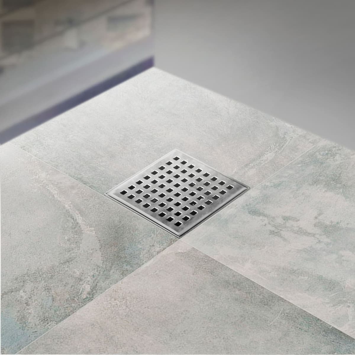 SUMIDERO INOX 4" C/CONEX. 2" C/REJILLA (2430340I) - VAINSA