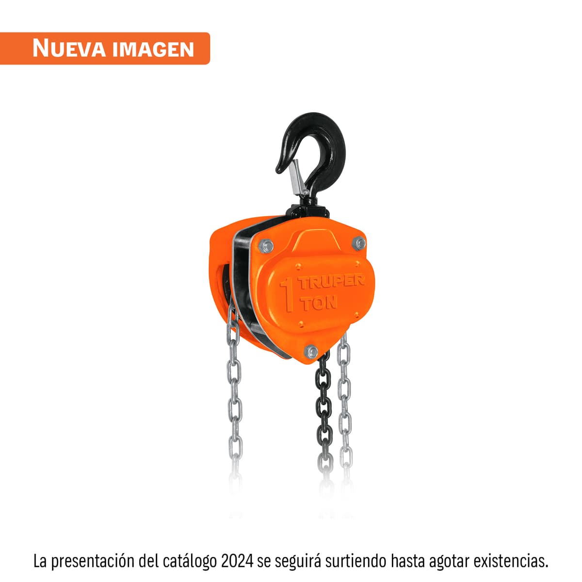 TECLE 1 TN DE 3MTS C/CADENA (16824) - TRUPER